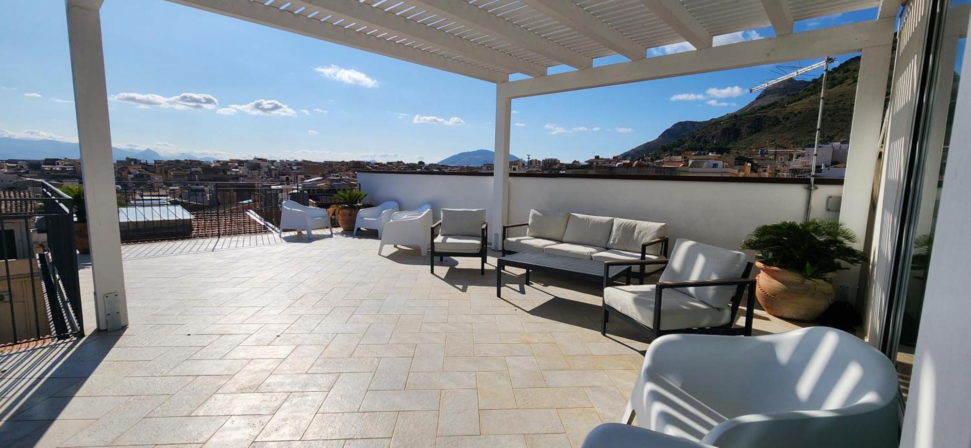 Palazzo Del Golfo Penthouse Apartment Castellammare del Golfo Exterior photo